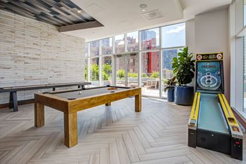 Game room at Eleven40, Chicago, 60605